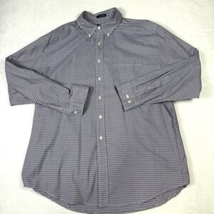 Pendleton Bridgeport Dress Shirt Mens 2XL Red White Blue Plaid Perfect Condition